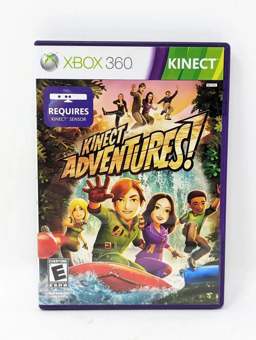 Kinect Adventures Microsoft Xbox 360 2010 Video Game Complete Manual Tested